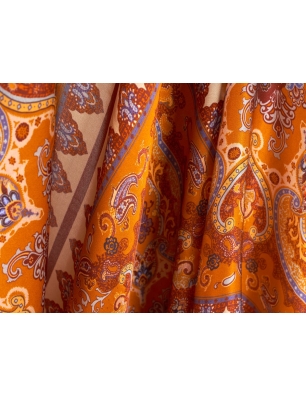 Tkanina jedwabna - Eleganza del miele -w stylu Etro