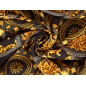 Silke tyg signerat - Piastre Dorate - i Versace stil Silke tyg signerat - Piastre Dorate - i Versace stil