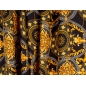 Signeeritud siidkangas - Piastre Dorate - Versace stiilis Signeeritud siidkangas - Piastre Dorate - Versace stiilis