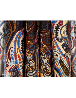 Jedwab sygnowany - Boho Orient w stylu Etro