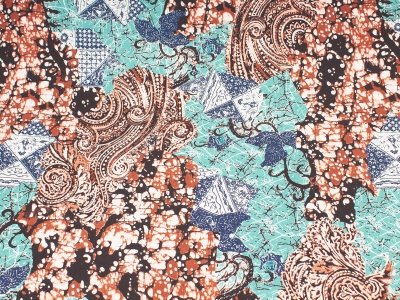 Viscose Sandy au style Etro - Couleurs
