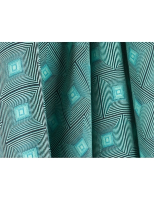 Țesătura Viscose Alof - Mozaic geometric