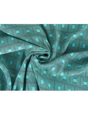 Țesătura Viscose Alof - Mozaic geometric