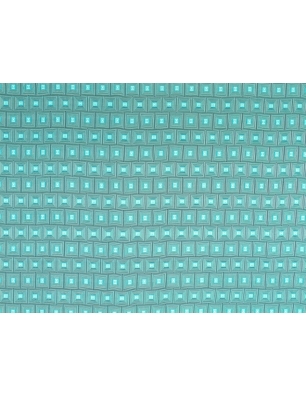 Stof Viskose Alof - Geometrisk mosaik