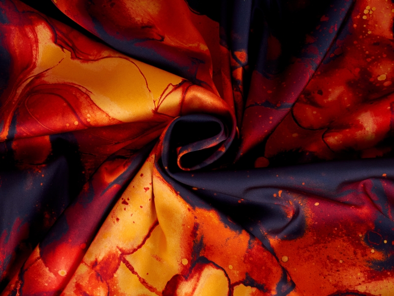 Satin für das Kleid - Etna