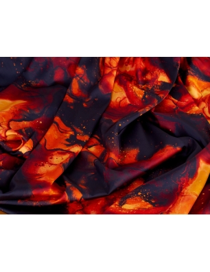 Satina til kjole - Etna - i stil med D&G og Gucci
