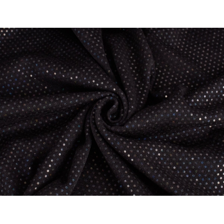 Trui met holografische stippen