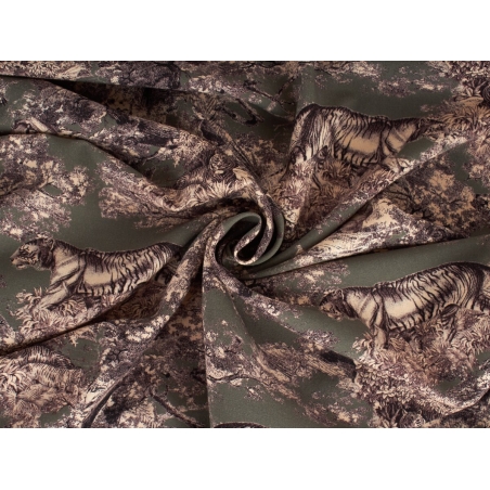 Audums Vilna ar zīmolu - klasika Diora stilā