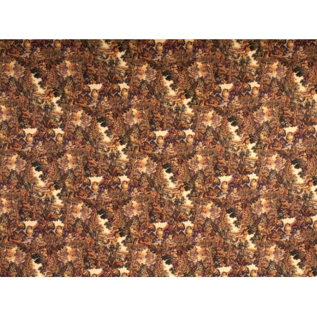 Тъкан Wool с марка - Autunno selvaggio - в стил Диор