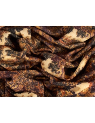 Signed wool - Wild autumn - in Dior style
