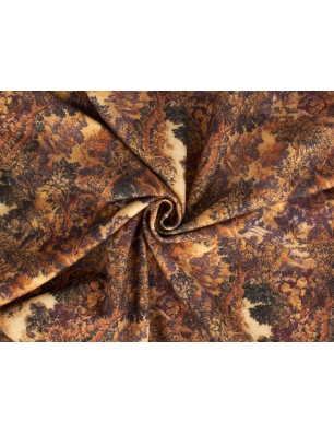 Signed wool - Wild autumn - in Dior style