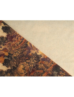 Signed wool - Wild autumn - in Dior style