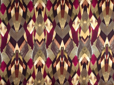 Viscose Raso Foxy - Chevron - colors