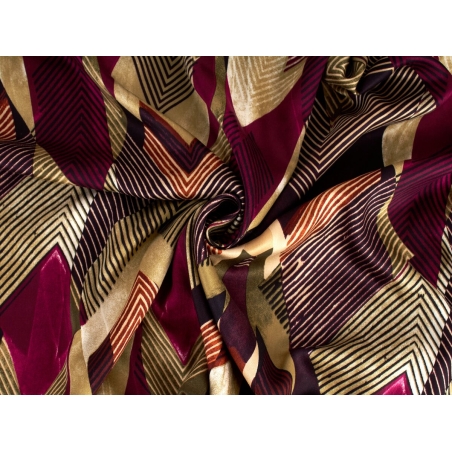 Viscose Raso Foxy - Chevron - couleurs
