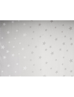 Bomuldsatin - stjernedryss ombre