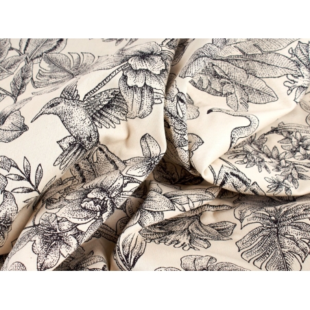 Jacquard signé - Paradiso - dans le style de Dior.