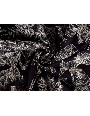 Žakardo audinys su parašu - Paradiso - Dior stiliaus