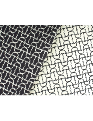 Tecido Jacquard assinado - Etriers - no estilo Gucci