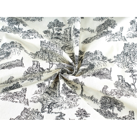 Dior stílusú Unicorno mintás jacquard szövet