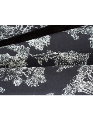 Jacquardtyg signerad - Unicorno - i Dior-stil