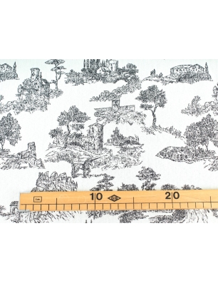 Jacquard fabric signed - Unicorno - in Dior style