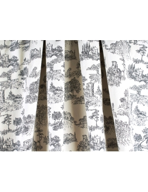 Tecido Jacquard assinado - Unicorno - no estilo Dior.