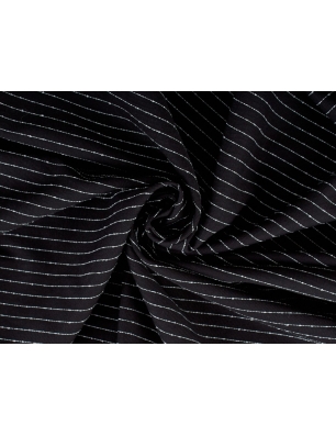Lyocell viscose fabric in fine stripes