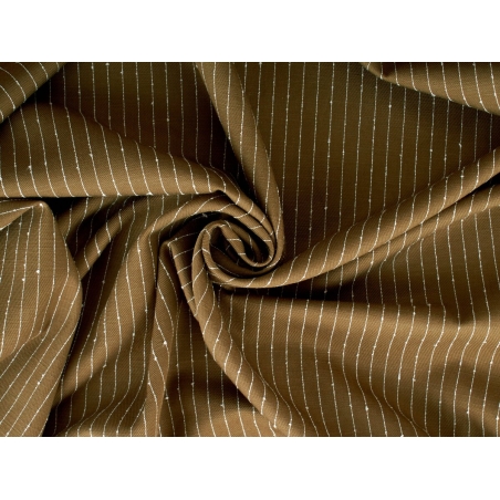 Lyocell - fabric with fine stripes