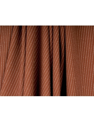 Lyocell viscose fabric in fine stripes