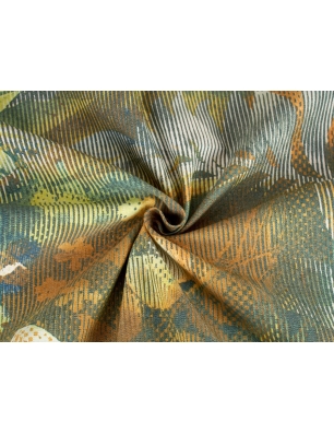 Jeansstof Kitale met elastaan en glittereffect - kleuren