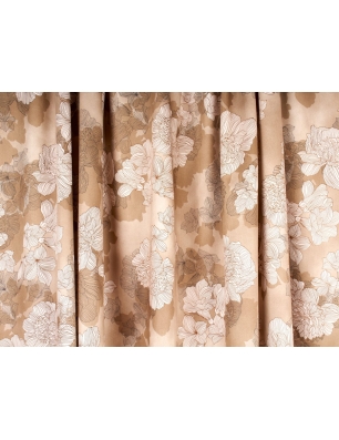 Stoff Viskose Raso Foxy - Zarte Blumen