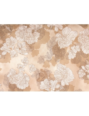 Stof Viscose Raso Foxy - Delicate bloemen