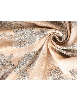 Stof Viskose Raso Foxy - Delikate blomster