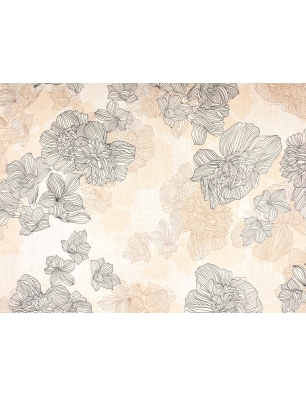 Tecido Viscose Raso Foxy - Flores delicadas
