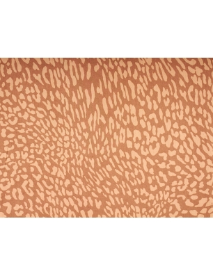 Viskose stof Raso Foxy - Biscotto luipaard