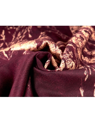Tecido Viscose Raso Foxy - Selva bordeaux