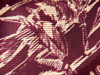 Viskose materiał - Giungla bordeaux