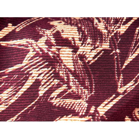 Viskozes materiał - Giungla bordeaux