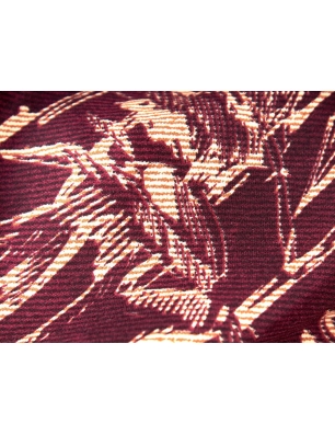Tecido Viscose Raso Foxy - Selva bordeaux