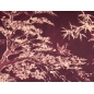 Viscose materiał - Giungla bordeaux