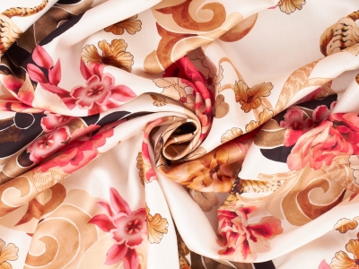Tecido Viscose Raso Foxy - Lírio Tigre