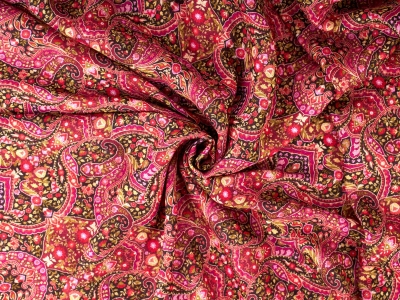 Batist viscose Moulin - Fantasia Persiana - kleuren