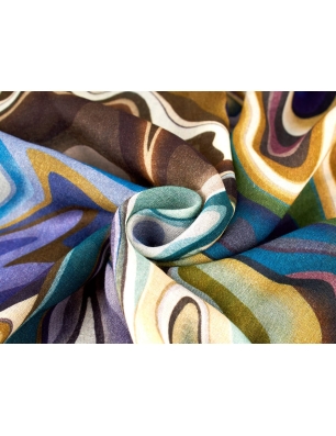 Stof Batist van viscose Moulin - Preziosa Agata - kleuren