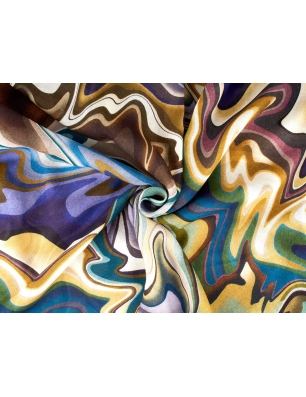 Moulin viscose batiste fabric - Preziosa Agata - colors