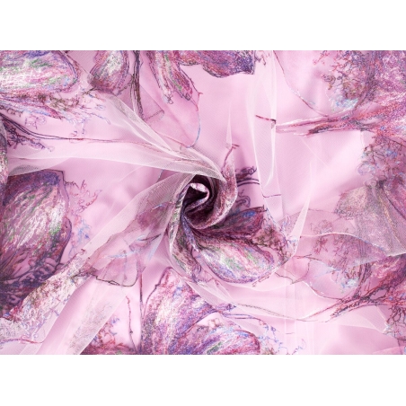 Geborduurde kant op tule - Grande Fiore - kleuren