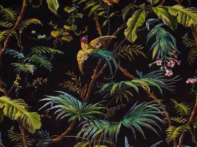 Mătase semnată - Il paradiso nero - în stil Gucci