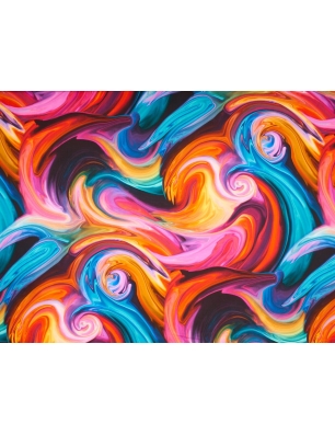 Tricot din bumbac - Ţara fanteziei - buclă drapată