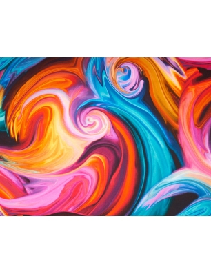 Tricot din bumbac - Ţara fanteziei - buclă drapată