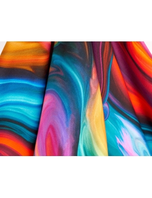 Tricot din bumbac - Ţara fanteziei - buclă drapată