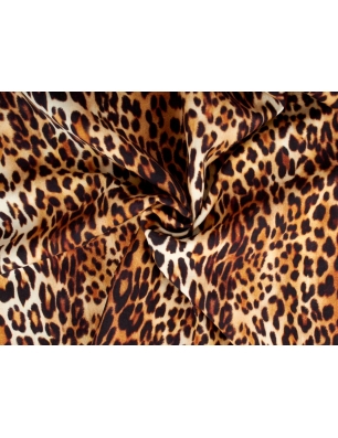 Stof Uld signeret - Panterprint - i Dolce&Gabbana stil